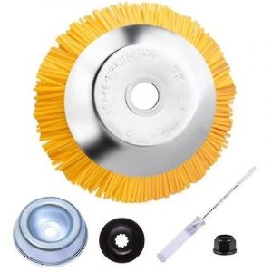 Brosse en nylon Tondeuse universelle Diam&egrave;tre ext&eacute;rieur 200mm Trou int&eacute;rieur 25.4mm F&eacute;vrier1 - Neuf