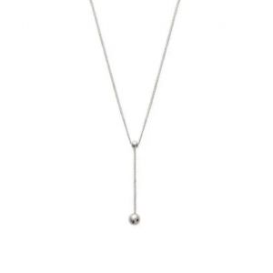 Collier - Bijouxia - Double Boule Pendantes - Argent Massif 925/1000 - 42 Cm - Mixte - Neuf