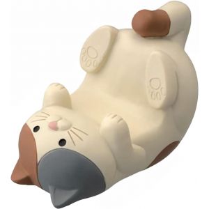 Funny Cat Holder Support, 8 x 6 x 4.5 CM Supports de T&eacute;l&eacute;phone Portable pour Chat Fabriqu&eacute; en R&eacute;sine, Cat Cell Phone Holder pour Bureau, D&eacute;coration de Table - Neuf