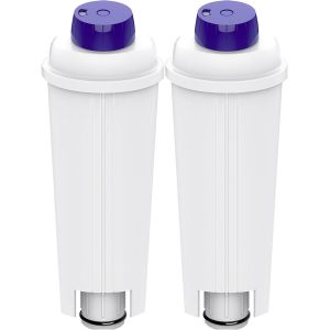 CMWS-Lot de 2 Fltres à Eau pour Machine à Café DeLonghi DLSC002 pour De'Longhi ECAM, ETAM, EC, BC Series - Neuf