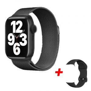R&eacute;pondez &Agrave; L'Appel Sport Fitness Tracker Montre Intelligente Cadran Personnalis&eacute; Smartwatch Hommes Femmes Cadeau Pour T&eacute;l&eacute;phone Apple Pour Android Ios.Ml-Black. - Neuf