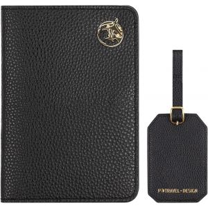 Portefeuille Passeport En Cuir Pour Femme Et Homme, Pu Voyage Protecteur Portefeuille Pochette &Eacute;tui De Protection Pour Passeport, Carte D'Embarquement, Carte D'Identit - Neuf