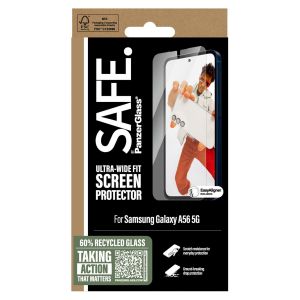 SAFE by PanzerGlass Protection d'&eacute;cran Ultra-Wide Fit avec applicateur Samsung Galaxy A56 - Neuf