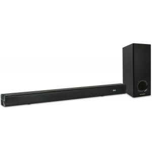 VornixorSarlshop-METRONIC 477592 Barre de Son TV avec Caisson Basses Filaire, Bluetooth 5.3, Enceinte Home Cinema Type Soundbar pour T&eacute;l&eacute;viseur Toutes Marques, T&eacute;l&eacute;commande, Montage Mural avec Kit ou - Neuf