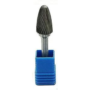 Lime rotative pour sculpture sur bois 6 mm en carbure de tungstène tige cône à tête ronde pour le travail du bois bricolage - Neuf