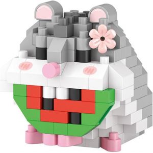 KALWL-Mini Ensemble De Bloc De Construction Micro Animaux Mignons Pour La D&eacute;coration De La Maison Et Du Bureau Kljm-11 (Hamster,170 Pi&egrave;ces) - Neuf