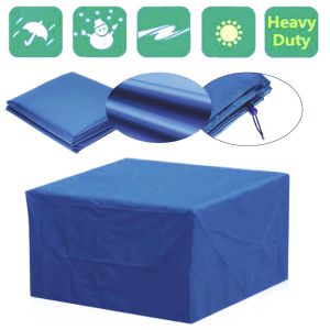 Housse De Protection Pour Meubles De Jardin Blue Yard, Imperméable, Anti-Poussière Et Anti-Pluie (115 X 115 X 70 Cm) - Neuf