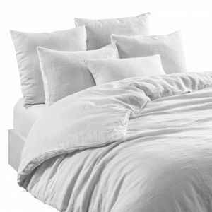 Housse De Couette Harmony En 100% Lin Lav&eacute; - Neuf