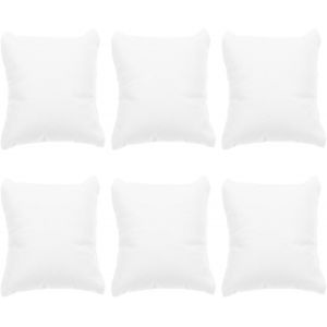 Kal-6pièces Coussin De Présentation Pour Montres Et Bracelets Flanelle Et Soie Rembourrage Protecteur Pour Boîte À Bijoux Coussin Et Pratique Pour Affichage De Bijoux - Neuf