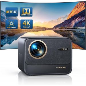 SUBZONAL-Netflix Certifié/Dolby Vidéoprojecteur 4K WiFi Bluetooth, 35000 Lumens Auto Focus/Keystone Projecteur WiFi Full HD 1080P Vidéoprojecteur Scellé Anti-Poussière pour TV Stick/PS5 HDMI Etherne - Neuf
