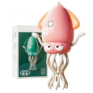 Jouet pieuvre dansante magique, jouet pieuvre &eacute;lectrique &agrave; &eacute;vitement automatique, jouet rampant pour b&eacute;b&eacute; pieuvre pour enfants-Rose - Neuf