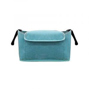 Organisateur De Poussette Pour B&eacute;b&eacute;, Sac D'accessoires De Poussette, Grand Espace Pour Toutes Les Poussettes, Vert - Neuf