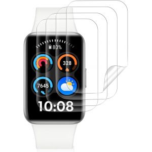 Kal-Lot De 4 Films De Protection D'écran En Verre Blindé Pour Samsung Galaxy Fit 3 - Haute Sensibilité - En Tpu - Sans Bulles - Id D'empreintes Digitales - Pour Samsung Fit 3 - Neuf