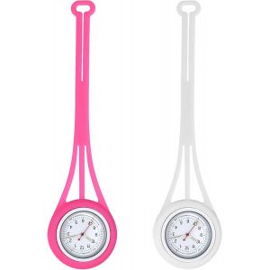 Silicone Infirmière Watch Montre De Poche Broche Impulsion De Calcul De Seconde Main Pour Les Médecins Et Les Infirmières - De Multiples Façons De Le Porter - Neuf