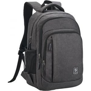 KALANKA-Sac à Dos pour Hommes Sac à Dos Scolaire Garçon Adolescent Imperméable Sac à Dos pour Ordinateur Portable 15,6/17,3 Pouces, Sac à Dos de Randonnée de Travail pour Femmes - Neuf