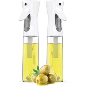 Ensemble De 2 Huile De Cuisson En Vaporisateur. L'huile D'olive En Spray. Aérosol De Cuisson Pour Les Salades Et Les Pizzas. Pulvérisation De L'huile. 300 Ml Flacon D'huile. - Neuf