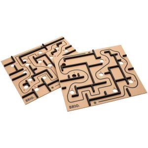 Eryi-- Planches De Labyrinthe - Jeu Traditionnel En Bois - 2 Planches De Rechange - Dès 6 Ans - Nécessite Le Labyrinthe 34000 - 34030 - Neuf