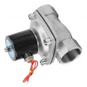 Electrovanne unidirectionnelle G2'' en acier inoxydable, type a passage direct, 220 V CA - Neuf