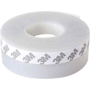 Kalanka-Bas De Porte Adhésif 8m X 2,5cm Bande D'étanchéité En Silicone Souple Adhésif Imperméable À L'eau Isolement Du Bruit Pour Porte Fenêtre Anti Souris Fourmi Cafard Insectes (Transparent) - Neuf