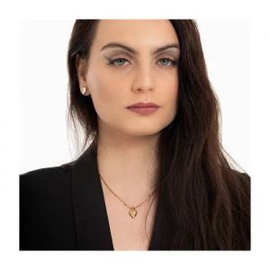 Collier En Acier Lovely All You Need Is Love Jubn04210jwrht/U - Neuf