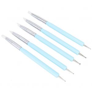 Ensemble de 5 outils de sculpture en argile,outils de sculpture de t&ecirc;te en silicone,accessoires de modelage - Neuf