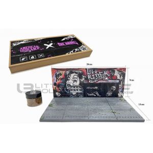 American Diorama 1/64 - Accessoires Street Art Diorama L.A Lowrider - 2024 Ad-2423-American Diorama - Neuf