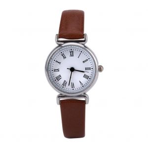 Exquis Petit Simple Mode Femmes Robe Montre R&eacute;tro En Cuir Mini Montre-Bracelet (Caf&eacute;) - Neuf