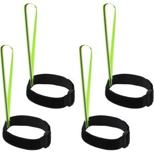 4pcs Sangle De Gant,Réglable Sangles De Poignet Pour Gants De Ski Laisse De Gants De Ski Menottes Laisse De Snowboard Pour Sports Ski Plein Air Gants À Suspendre - Neuf
