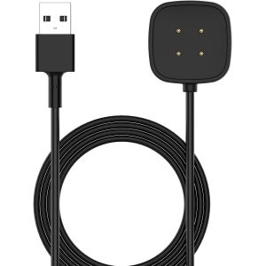 Letnerny-Câble De Charge De Rechange Compatible Avec Fitbit Versa 4/Versa 3, Câble Usb Magnétique Pour Homme Et Femme, Compatible Avec Fitbit Sense 2 (1 M) - Neuf