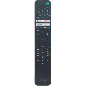 RMF-TX520E Remplacement de la t&eacute;l&eacute;commande vocale Compatible avec Sony OLED 4K Ultra HD Smart TV KD-43X80J KD-43X81J KD-43X82J KD-50X80J KD-50X81J KD-50X82J KD-55X80J KD-55X81J KD-55X82J - Neuf