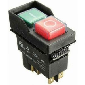 Interrupteur marche/arrêt pour bétonnière électrique, interrupteur électromagnétique CK21B/250 V, 5 broches, carburateur - Neuf