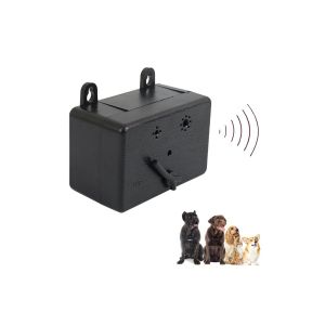 Dispositif Anti-Aboiements &Agrave; Ultrasons Pour Chiens - &Eacute;tanche, Niveaux R&eacute;glables, Utilisation Ext&eacute;rieure - Neuf