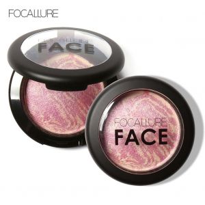Poudre Compacte Naturelle Focallure Pour Le Visage, Blush Cuit, Maquillage Cosmetique N¡Ã?1 - Neuf