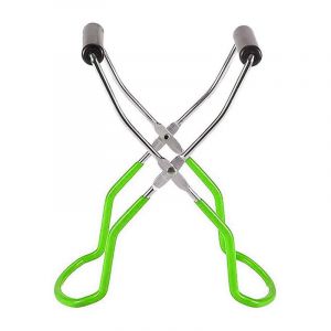 Pince À Bocaux Jaune-Vert, Pince Anti-Brûlure, Pince À Bocaux, Pince De Levage De Bocaux En Acier Inoxydable Avec Poignée Pour Bocaux Chauds Et Bocaux De Conserve - Neuf