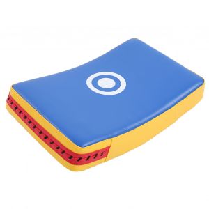 Cibles De Boxe Professionnelles Incurvees Pour Taekwondo, Pour Entrainement Aux Coups De Pied Et Aux Coups De Poing, Bleu Et Jaune - Neuf