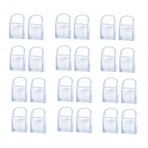 12 Paires De Couvre-Talons Transparents Embouts De Protection Du Talon Couvre-Talon Coussinets Antidérapants (M) - Neuf