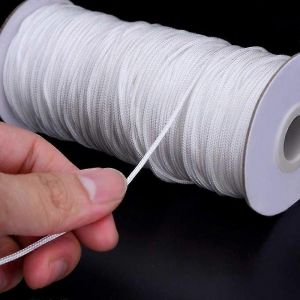 Rideau Vertical 1,8 Mm Cordon De Draperie Cordon Aveugle Blanc Accessoire De Remplacement Cordon En Nylon Accessoire De Rideau 2 Mètres - Neuf