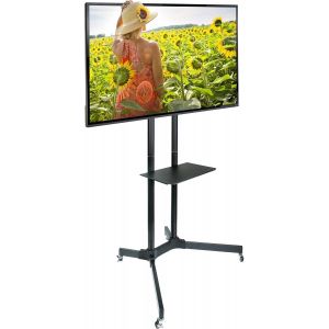 Falco-22 ¿ Pied À Roulettes Réglable Pour Petits Tv Lcd Led De 19 À 37 Pouces, Vesa 200X200Mm Capacité De 20Kg - Neuf
