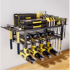Support mural pour outils &eacute;lectriques &iquest; Organisateur atelier & garage - Neuf