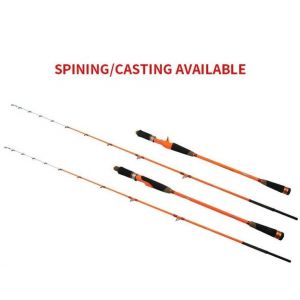 Canne À Pêche Spinning Egi En Fibre De Carbone De Qualité Supérieure Pour Calmars Et Poulpes - Durable, Légère, Longueurs Disponibles De 1,35 M À 1,8 M - Neuf