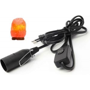 Câble Avec Interrupteur Pour Lampe À Sel - 1,8 M - Douille Pour Lampe À Sel - Neuf