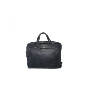 Sac multiport&eacute; Arthur et Aston en cuir ref ast36149 d noir - Neuf