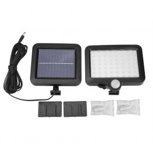 Hjlian Lampe Solaire A 56 Ampoules Led Avec Capteur, Eclairage D'interieur, De Jardin, D'arriere-Cour Et D'exterieur - Neuf