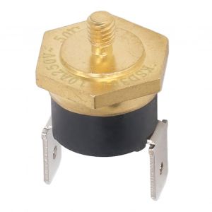 XYONG Thermostat bimetallique en cuivre KSD301, normalement ferme, M4, interrupteur de temperature a disque a pression, 250 V, 150 ¡ãC, 5 pieces - Neuf