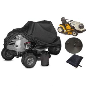 Housse de protection pour tondeuse à gazon et tracteur, polyester Oxford 210D très résistant (140 x 66 x 91 cm) - Neuf