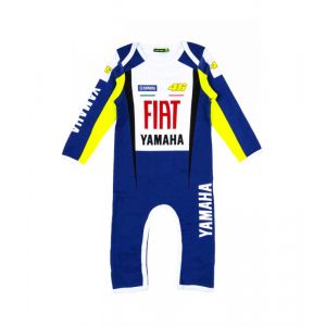Pyjama Baby Unisexe Vr46 Yamaha Fiat H&eacute;ritage, Bleu Royal Moto Gp - Neuf