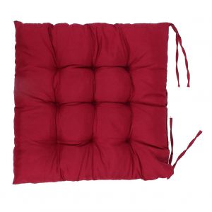 Hjlian Tapis De Chaise, Coussin De Chaise, Coussin Lavable, Decoration De Bar, Restaurant (Rouge) - Neuf