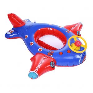 Bouee De Natation Pour Bebe Avec Pompe, Avion Gonflable Pour Bebe, Enfant En Bas Age, Bateau Flottant Pour Bebe - Neuf