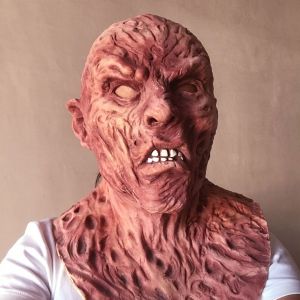 Masque D'halloween Masque De Freddy Krueger, A Nightmare On Elm Street 4, Latex Masque D'halloween, Halloween Fantôme De La Mortelle Rue Freddy Latex Horreur Du Harnais De La Maison - Neuf