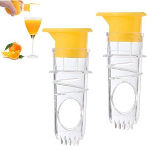 Presse Agrumes Manuel,2 Pi&egrave;ces Presse Agrumes Citron Manuel,Presse Citron Manuel,Petit Presse-Citron,Verseur De Citron,Pour Utilisation Dans Les Restaurants,Cuisines,Bars,Activit&eacute;s De Plein Air - Neuf